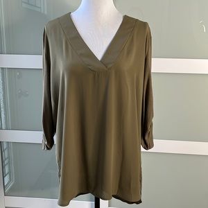 Olive Green Blouse